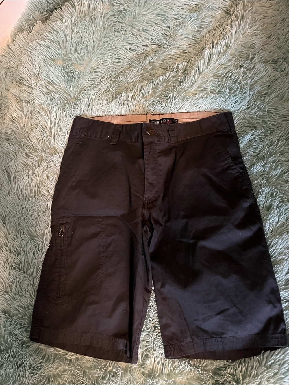 Alcott Men's Dark Brown Cargo Shorts - Picture 3 of 5